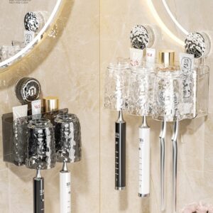 bathroom golden ring mirror